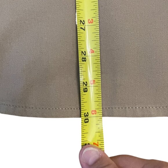 Turtle Bay New York Khaki Shirt Long Sleeve Pearl Snaps Pockets Size Large - Picture 9 of 11